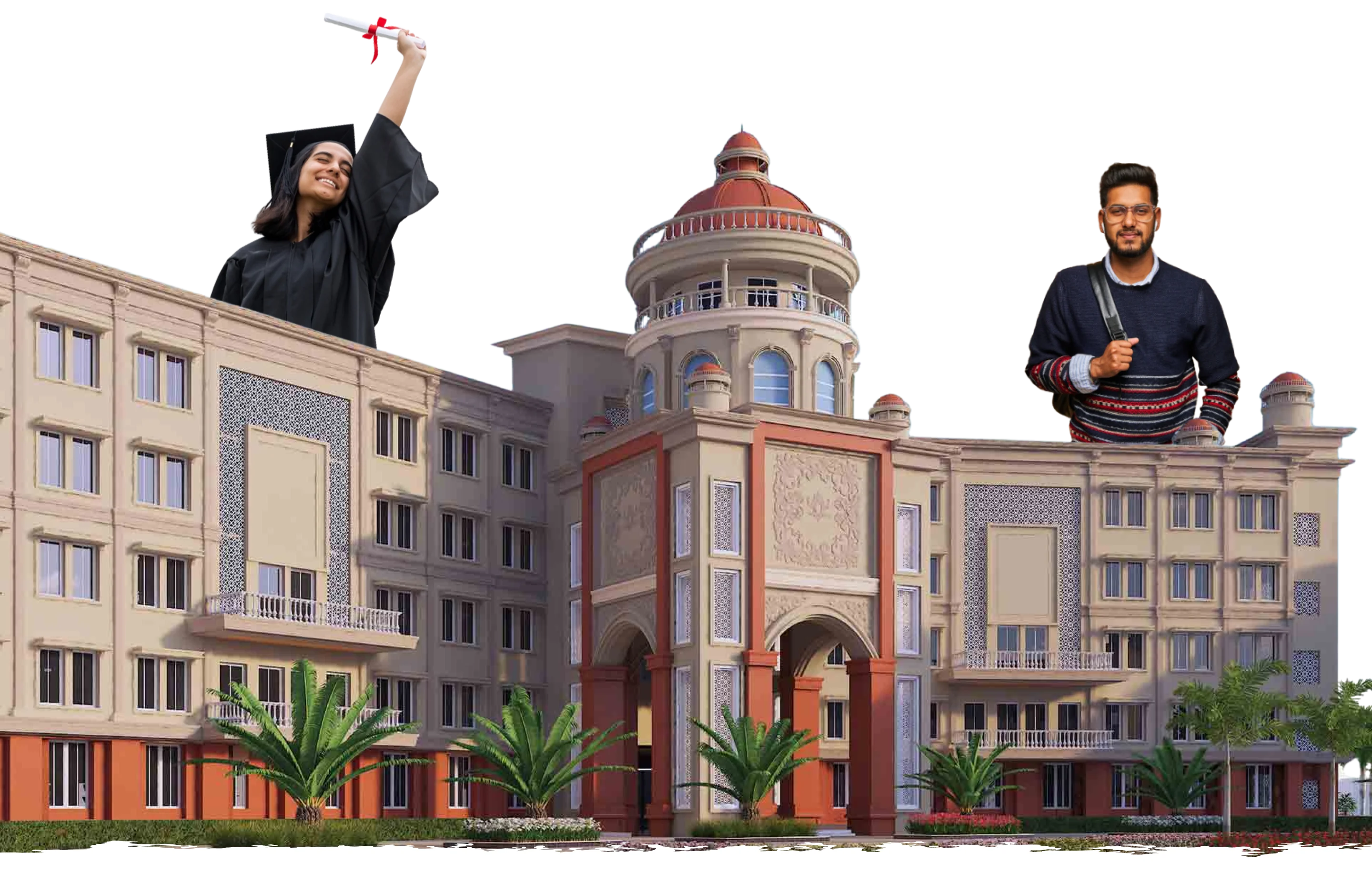 Jagadguru Kripalu University main building